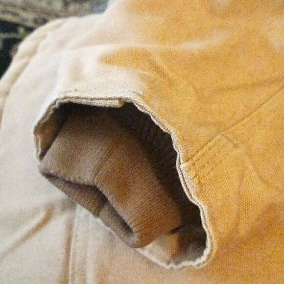 Carhartt Arctic Weight Duck Coat with Quilted Lining Corduroy Collar LG 44 - Picture 10 of 16